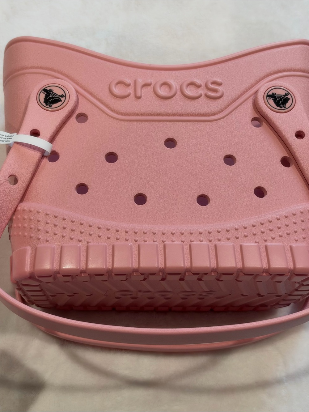 CROCS Pink Croslite Crossbody Bag